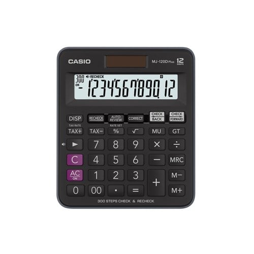 آلة حاسبة 12 خانة CASIO MJ-120D Plus
