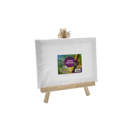 لوحة رسم فنية كانفس بحامل خشبي sbc - عدة مقاسات