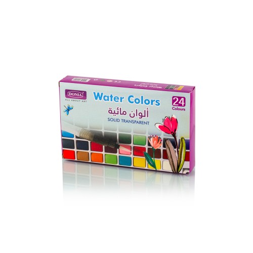 ألوان مائية مع فرشاه مائية - دنيا