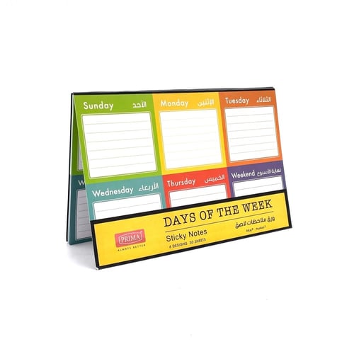 ورق ملاحظات لاصقه للأعمال - 30 ورقة