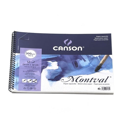 كراسة رسم سلك مونتفال ورقة مائية 300 جم (24 × 32 س...