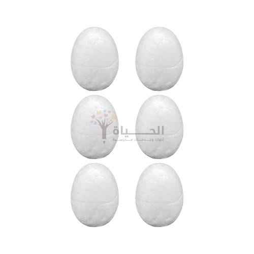 فلين شكل بيضة - 6 قطع - 8 سم - SYF