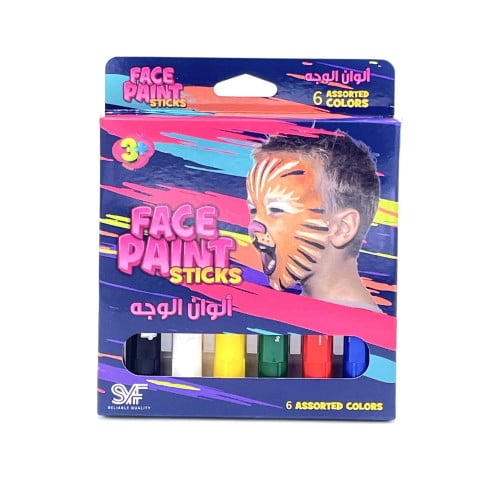 ألوان الوجه - (12/6 لون) - SYF