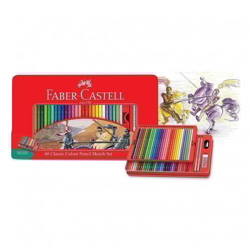 ألوان خشبية من فابر كاستل - 60 لون