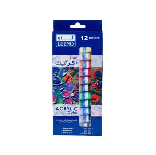 الوان أكرليك لينو - 12 مل × 12 لون