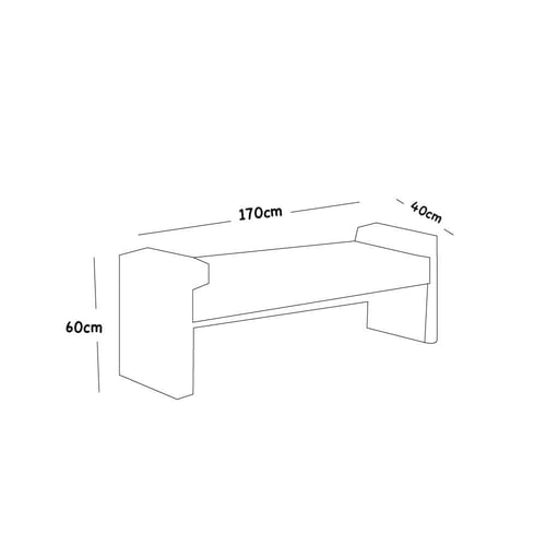مقعد بنش أبورا – مودرن أنيق
