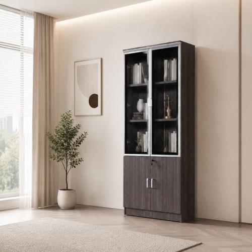 دولاب ملفات فاخر مع 2 باب بتصميم راقي