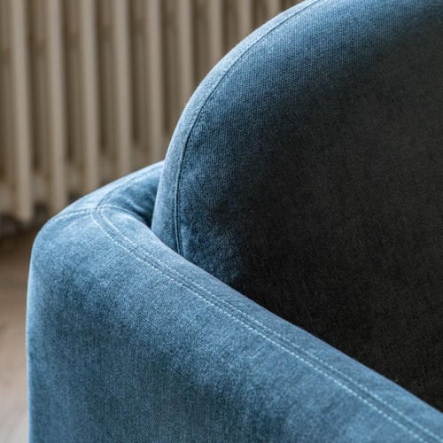 كنبة ثلاثية - لون أزرق -إطلالة فخمة