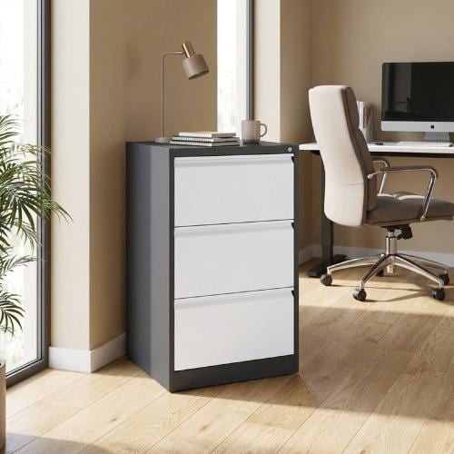 وحدة ادراج مكتبية مودرن - 3 ادراج بتصميم أنيق بلون...