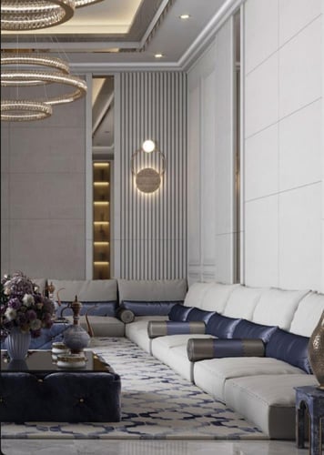 جلسة أرضية بتصميم عصري