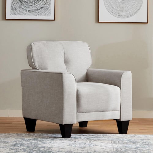 طقم كنب 3 قطع مودرن- لون بيج - يضفي علي المكان مظه...