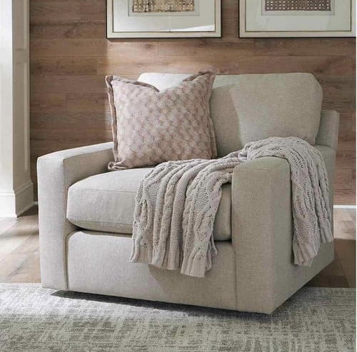 كرسي كنبة مفرد - بيج