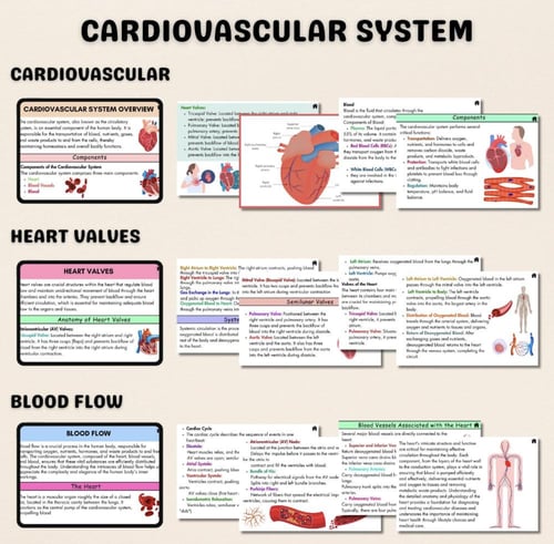 Cardiovascular ملخص الجهاز القلبي الوعائي
