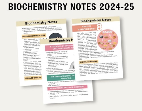 Biochemistry -ملخص كيمياء حيوية