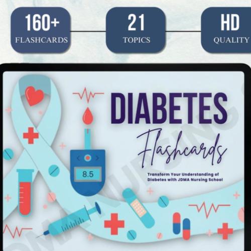 Diabetes ملخص السكري مع كويز
