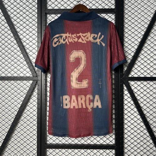 CJ X NIKE X FC BARCELONA RETRO 2000/01 HOME FAN SK...