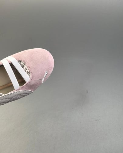 Puma pink and white Speedcat Ballet Suede Shoes