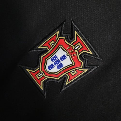 2006 Portugal away black retro jersey