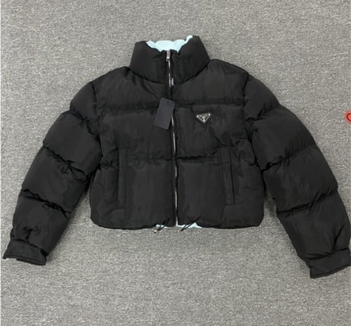 Re-Nylon cropped down prada jacket