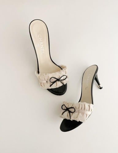 Vintage chanel mules vintage
