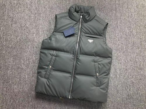 Prada Triangle-Logo Padded Gilet