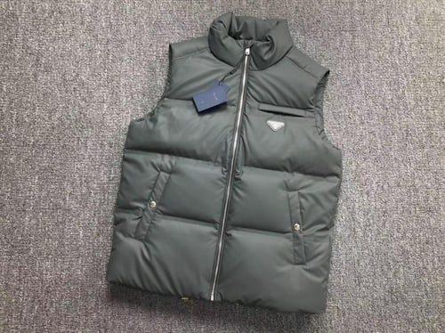 Prada Triangle-Logo Padded Gilet