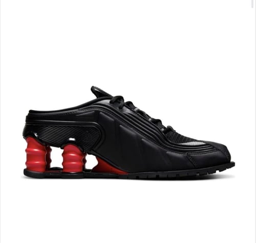 Nike x Martine Rose Shox Mule MR4 'Black Comet Red...