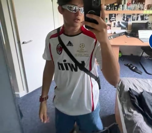 ‏AC Milan 2006-2007 champions league shirt