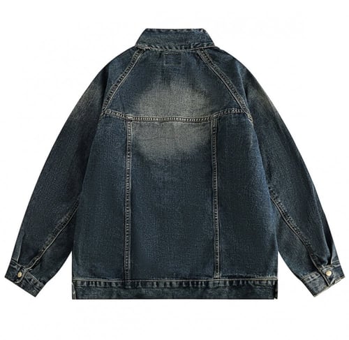 Man jeans hoodie y2k street design