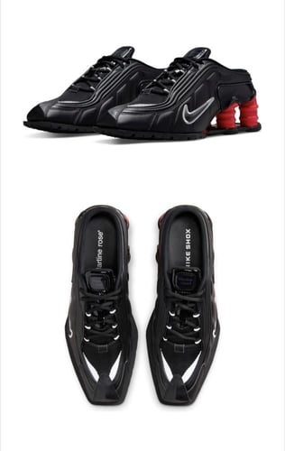 Nike x Martine Rose Shox Mule MR4 'Black Comet Red...