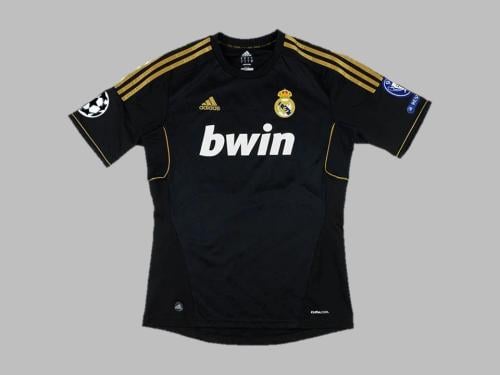 REAL MADRID 2011/2012 AWAY BLACK SHIRT