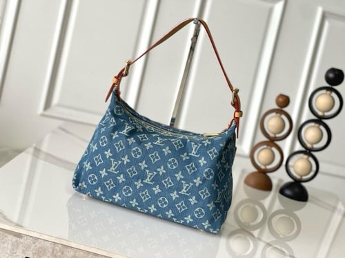 Louis Vuitton Denim Baggy PM – Blue Monogram Maste...