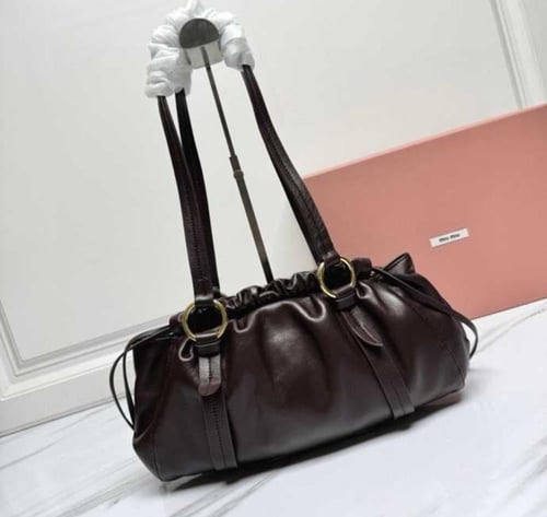 Miu Miu Joie nappa leather bag