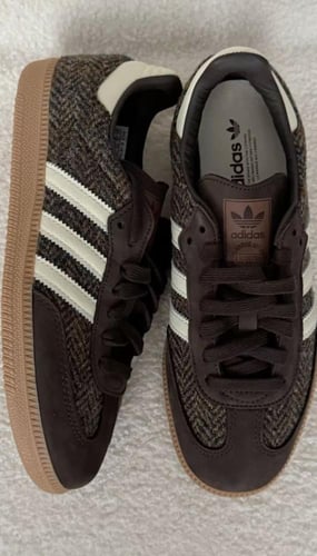adidas Samba OG Tweed Pack "Dark Brown/Cream White...