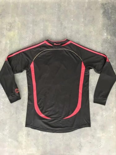 Vintage Soccer Jersey AC Milan Third Away Long Sle...