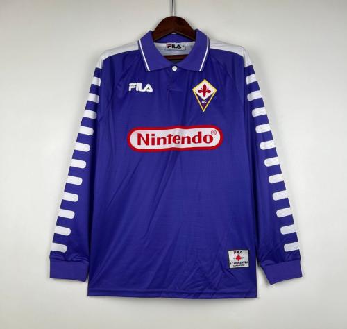 fiorentina long sleeve 1998 retro jersey