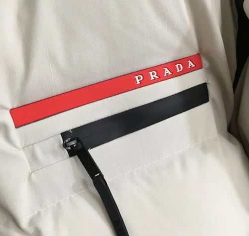 Prada puffer jacket 2in1