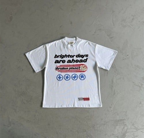 Brighter days are ahead broken planet t-shirt