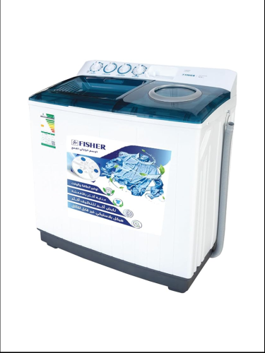 غسالة FISHER حوضين 10ك - موديل FWP8000N