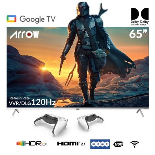 شاشة ARROW جوجل تى فى 65 بوصه 120هرتز - موديل RO65...