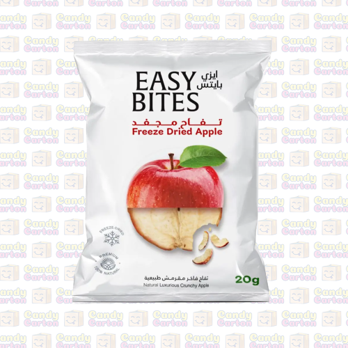 إيزي بايتس تفاح فاخر مقرمش مجفف بالتجفيد 20 جرام E...
