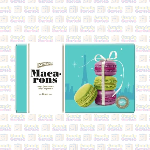 كعكة ماكرون لي تارت بالتوت و الفسدق 96 جرام مستورد...