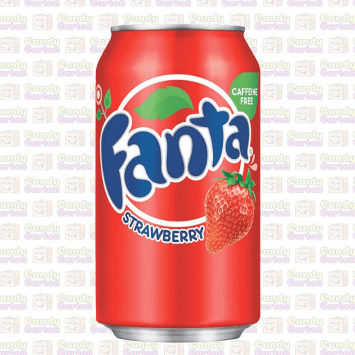 شراب فانتا غازي بالفراولة خالي الكافيين - ‎fanta