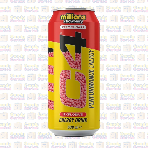 سي فور مشروب طاقة بيرفورمانس بنكهة حلوى الملايين ب...