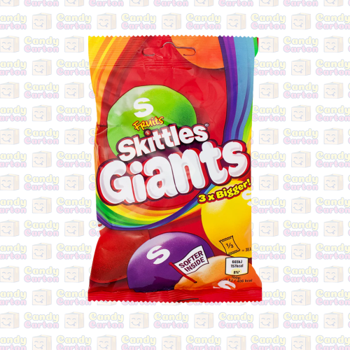 سكيتلز جاينتس كيس حلوي بنكهة الفاكهة 132 جرام مستو...