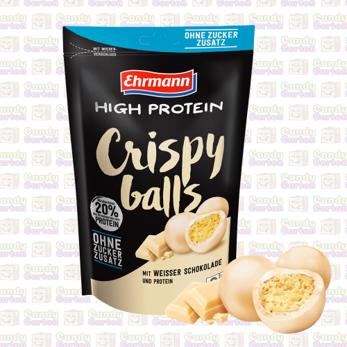 كرات ايرمان المقرمشة عالية البروتين بنكهة الشوكولا...