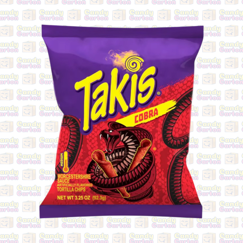 تاكيس كوبرا نكهة صلصة ورسترشير 92.5 جرام مستورد ام...