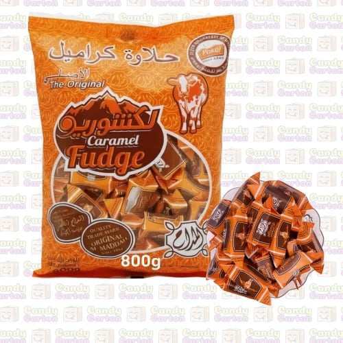 حلاوة بقر بالكراميل من المداح 800 جرام مستورد بولن...