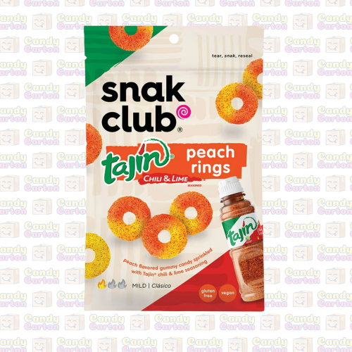 سناك كلوب بهارات تاجِين حلقات الخوخ 71 جرام مستورد...