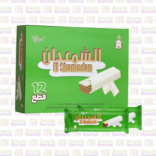 كرتون بسكوت شمعدان الاخضر محشو ومغطى بالشوكولاتة ا...